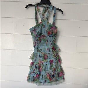 Floral Halter Dress